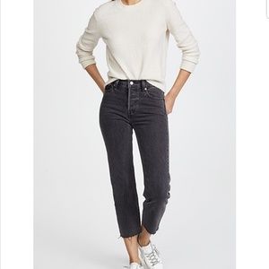 Levi's Wedgie black denim, new without tags